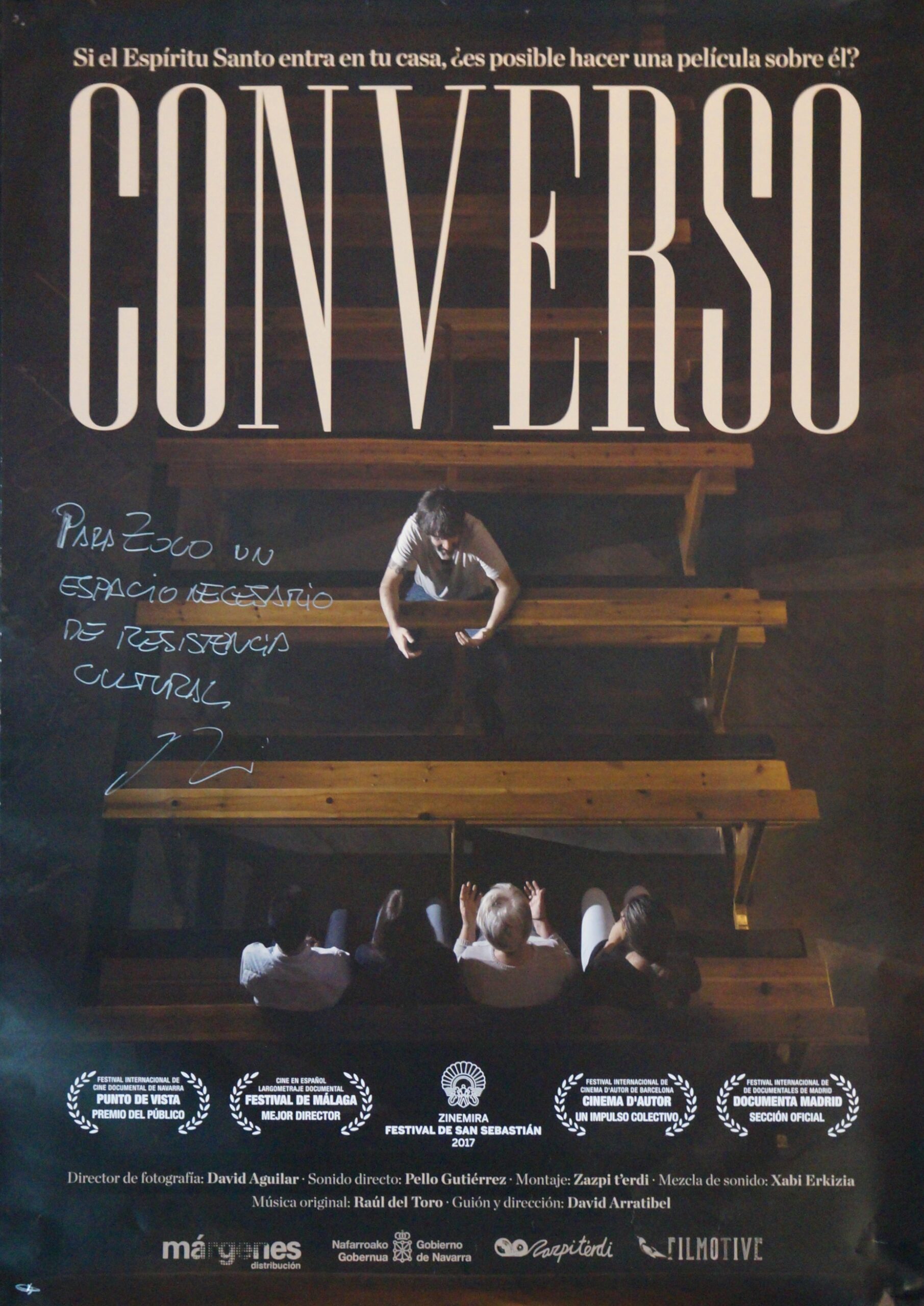 DIRECTORES EN EL ZOCO. DAVID ARRATIBEL presenta «Converso»