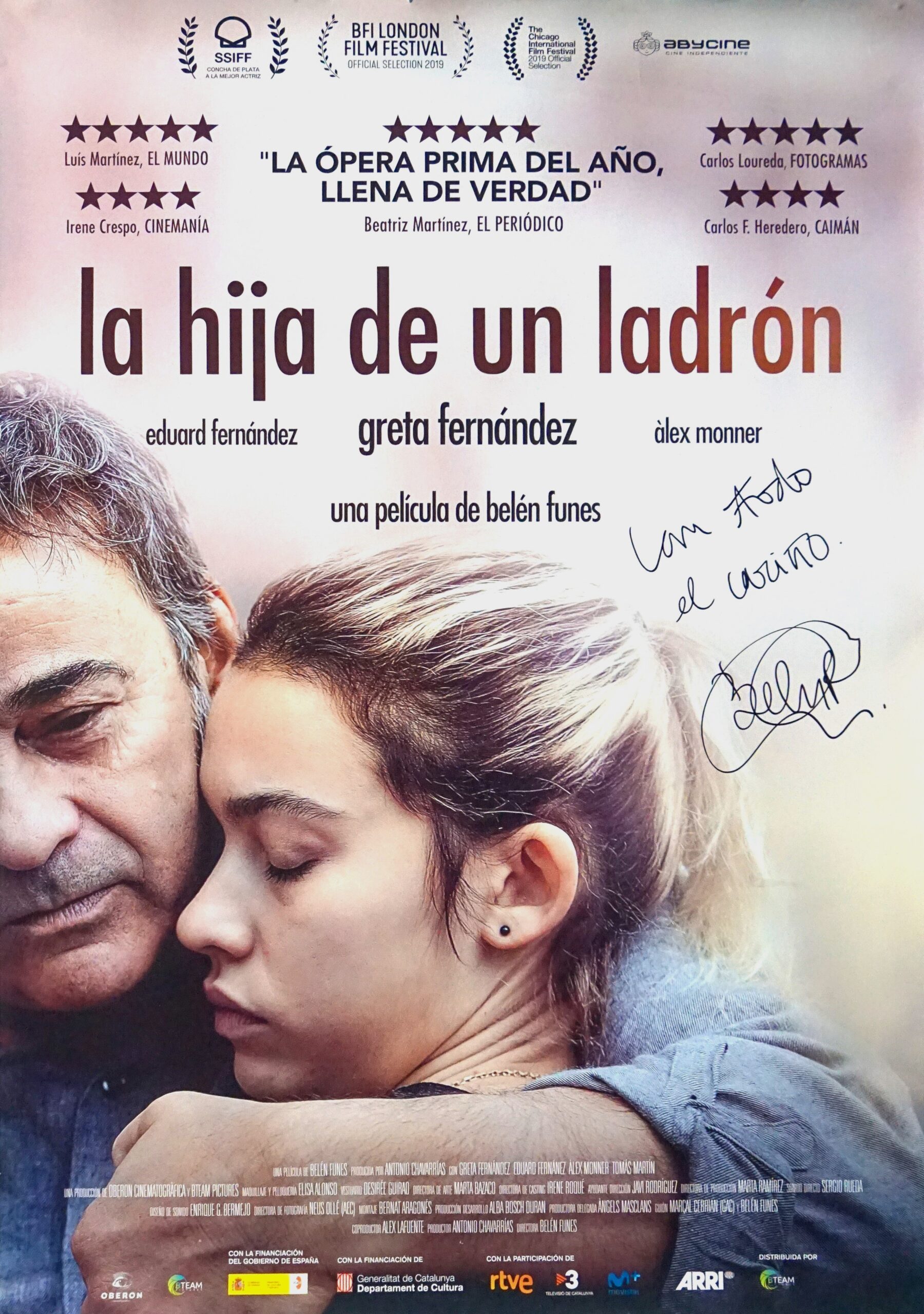 DIRECTORES EN EL ZOCO. BELEN FUNES presenta «La hija de un ladrón»