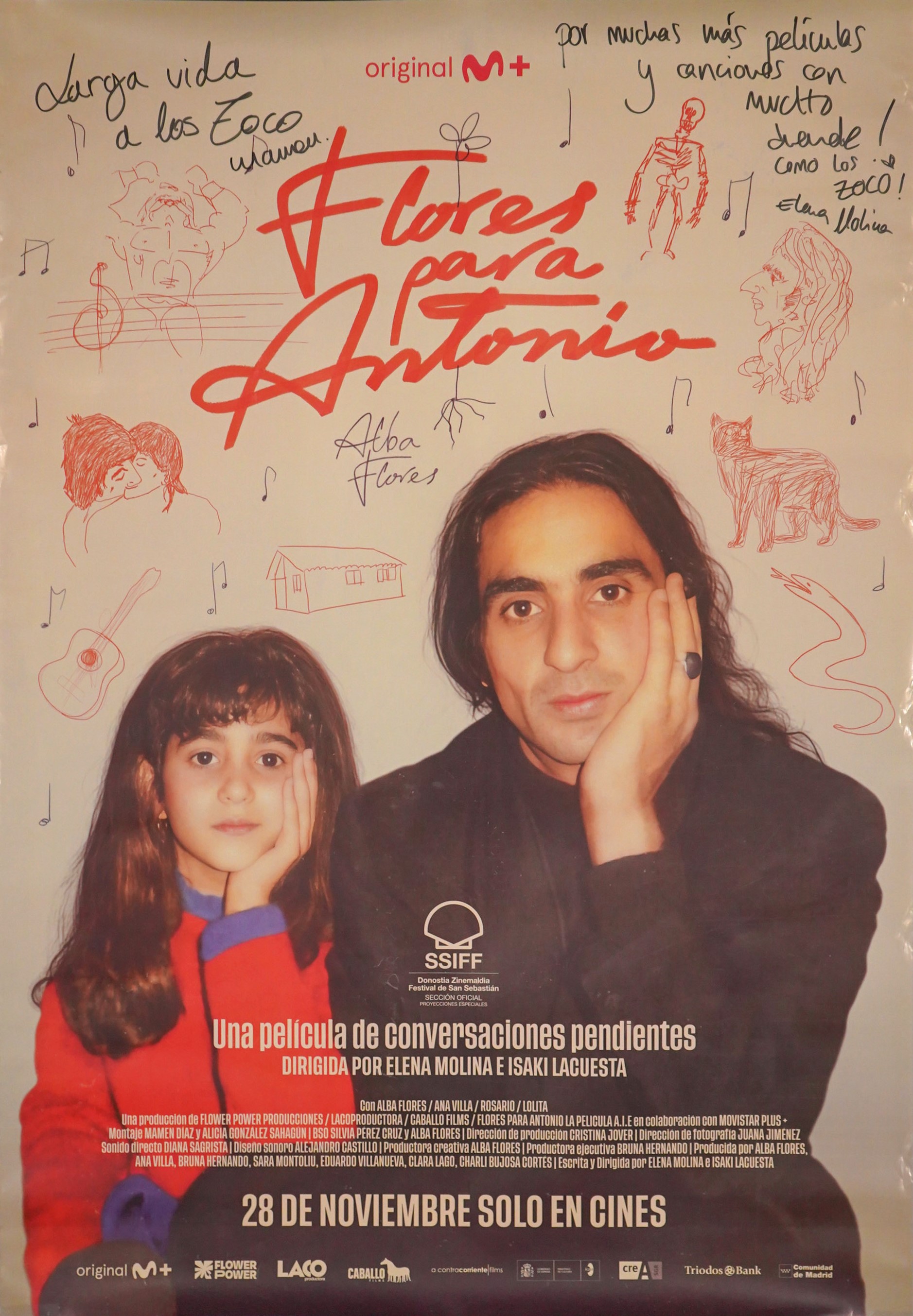 DIRECTORAS EN EL ZOCO. ELENA MOLINA (codirectora) y MAMEN DÍAZ (montadora) presentan «Flores para Antonio»