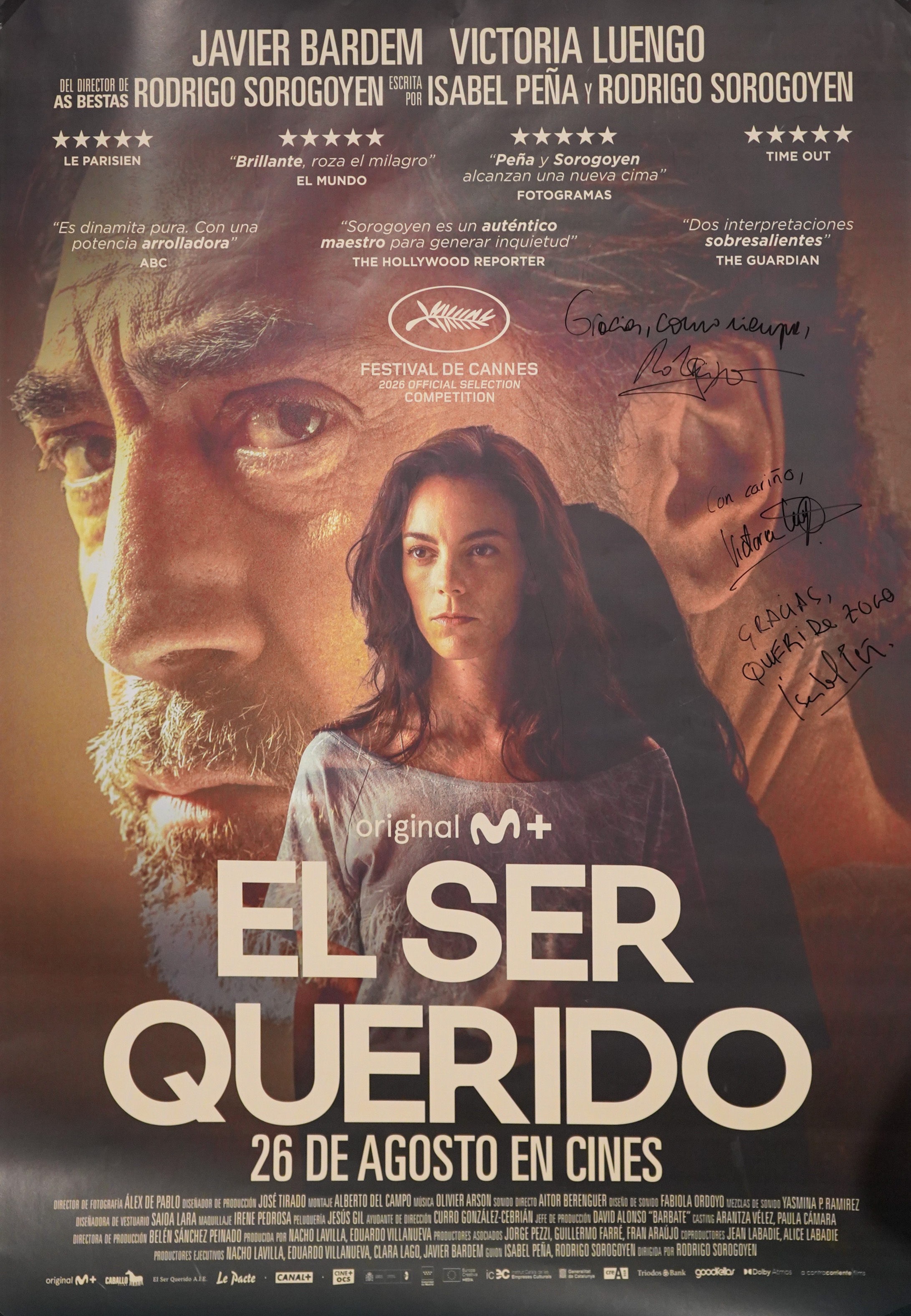 DIRECTORES EN EL ZOCO. RODRIGO SOROGOYEN (director), VICTORIA LUENGO (actriz) e ISABEL PEÑA (guionista) presentan «El ser querido»