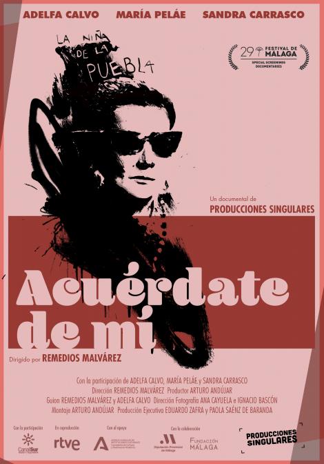 GET BACK! Music Doc Fest 2026. REMEDIOS MALVÁREZ presenta: «Acuérdate de mí»