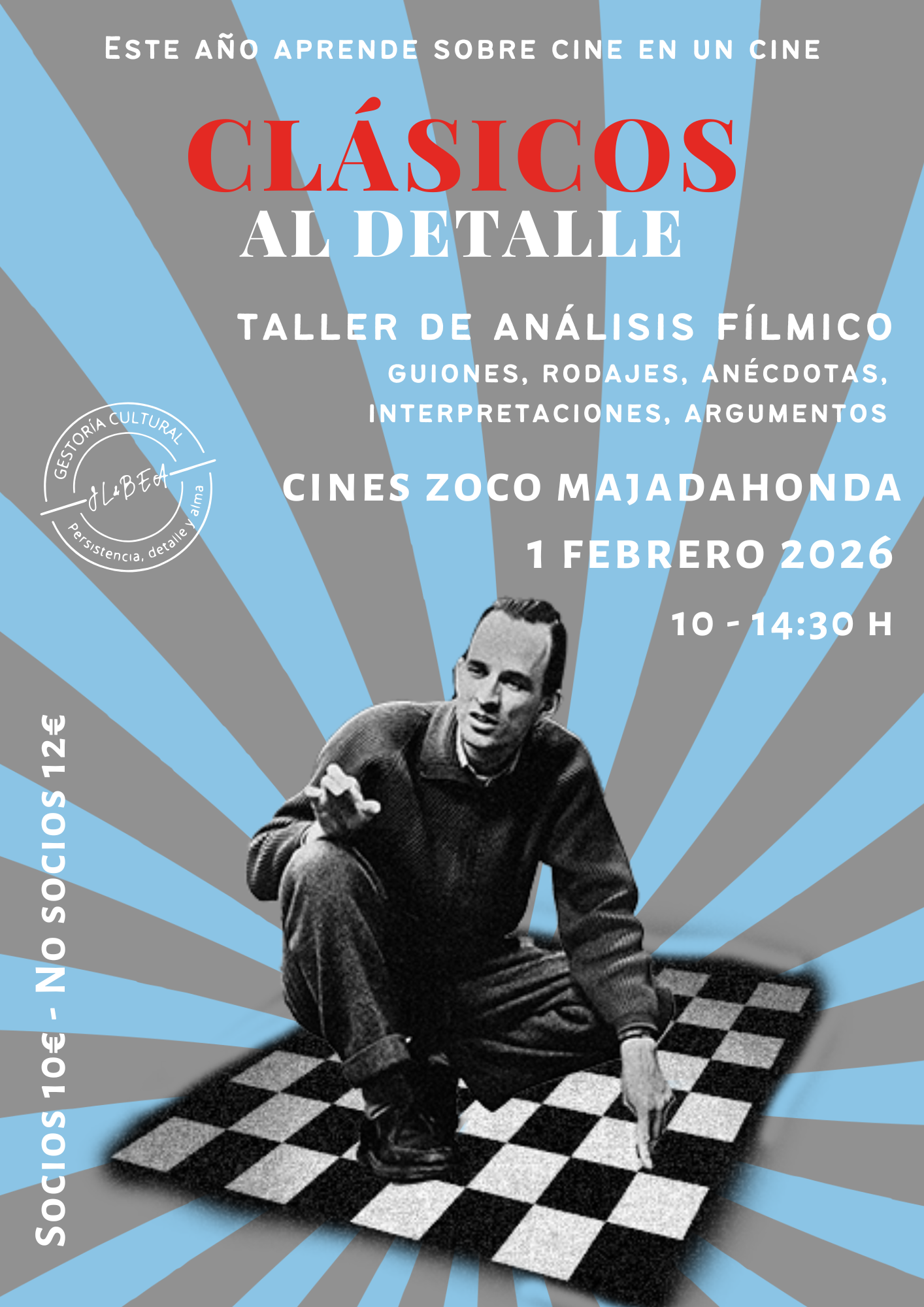 TALLER DE ANÁLISIS FÍLMICO – 14ª Sesión del CICLO CLÁSICOS AL DETALLE sobre el existencialismo en el cine de INGMAR BERGMAN – «El séptimo sello»
