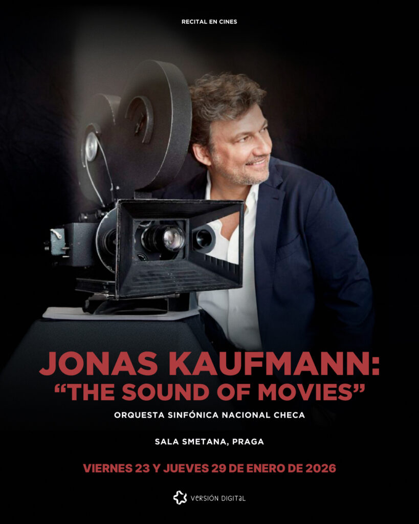 JONAS KAUFMANN: THE SOUND OF MOVIES. RECITAL (en diferido) desde la SALA SMETANA de PRAGA