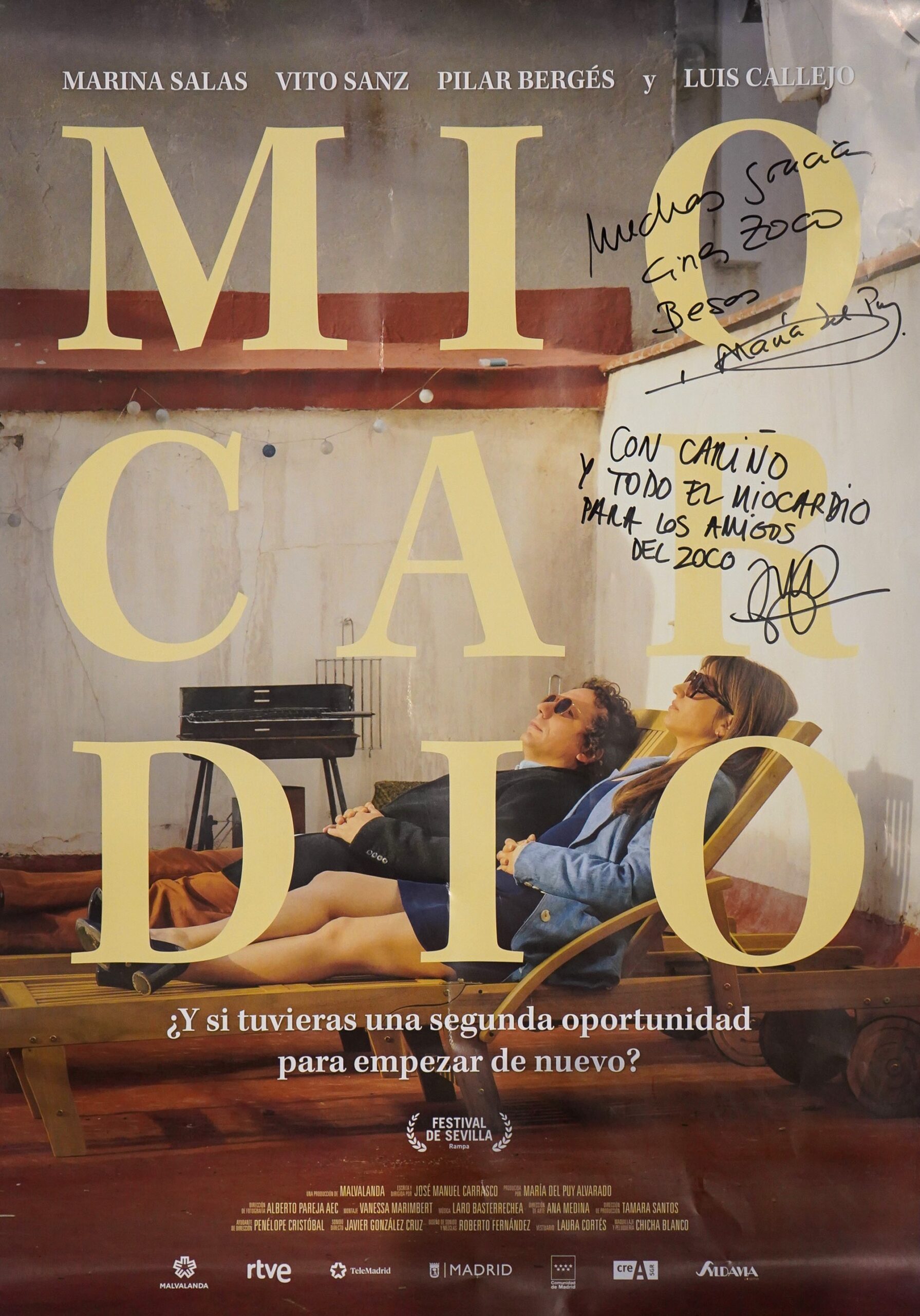 DIRECTORES EN EL ZOCO. JOSE MANUEL CARRASCO (director) y MARÍA DEL PUY ALVARADO (productora) presentan «Miocardio»