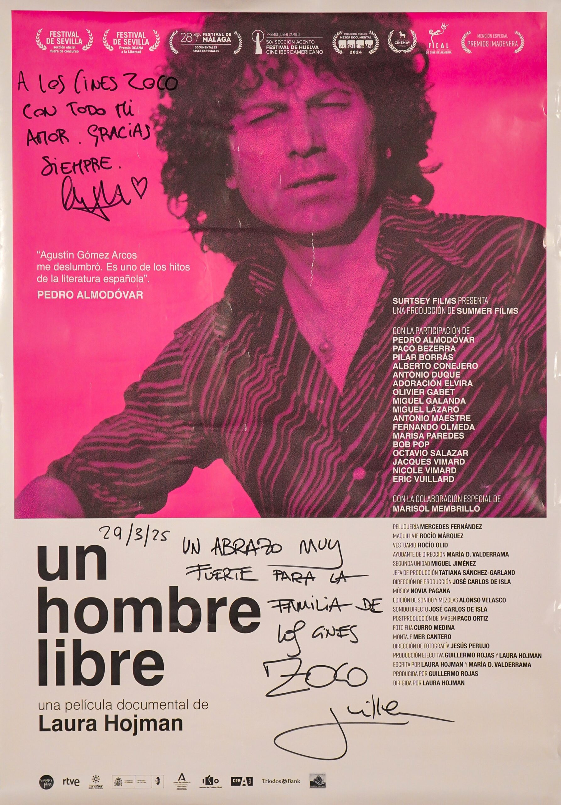 DIRECTORAS EN EL ZOCO. LAURA HOJMAN presenta «Un hombre libre»