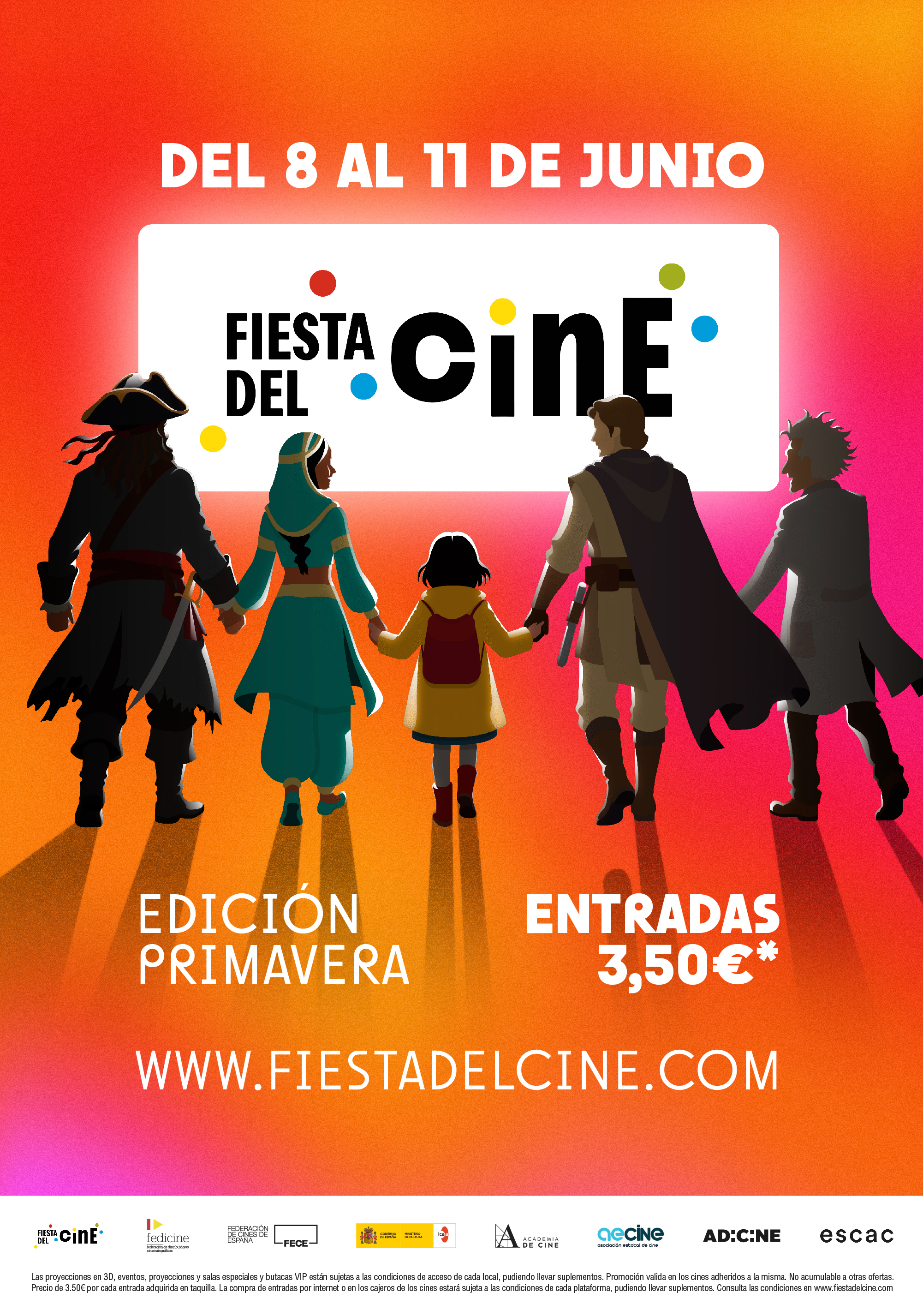 Vuelve la Fiesta del Cine del 8 al 11 de junio