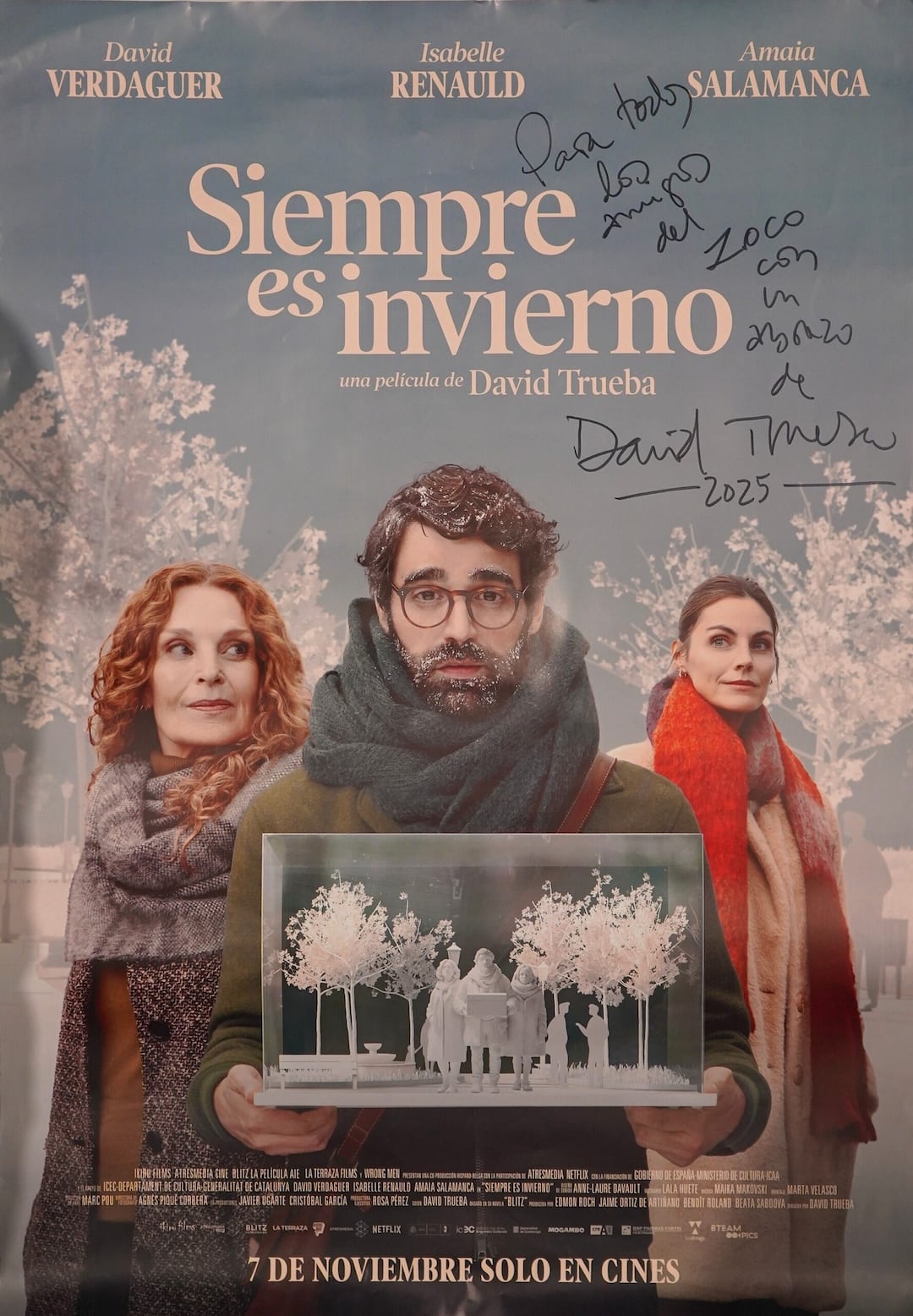 DIRECTORES EN EL ZOCO. DAVID TRUEBA presenta «Siempre es invierno»