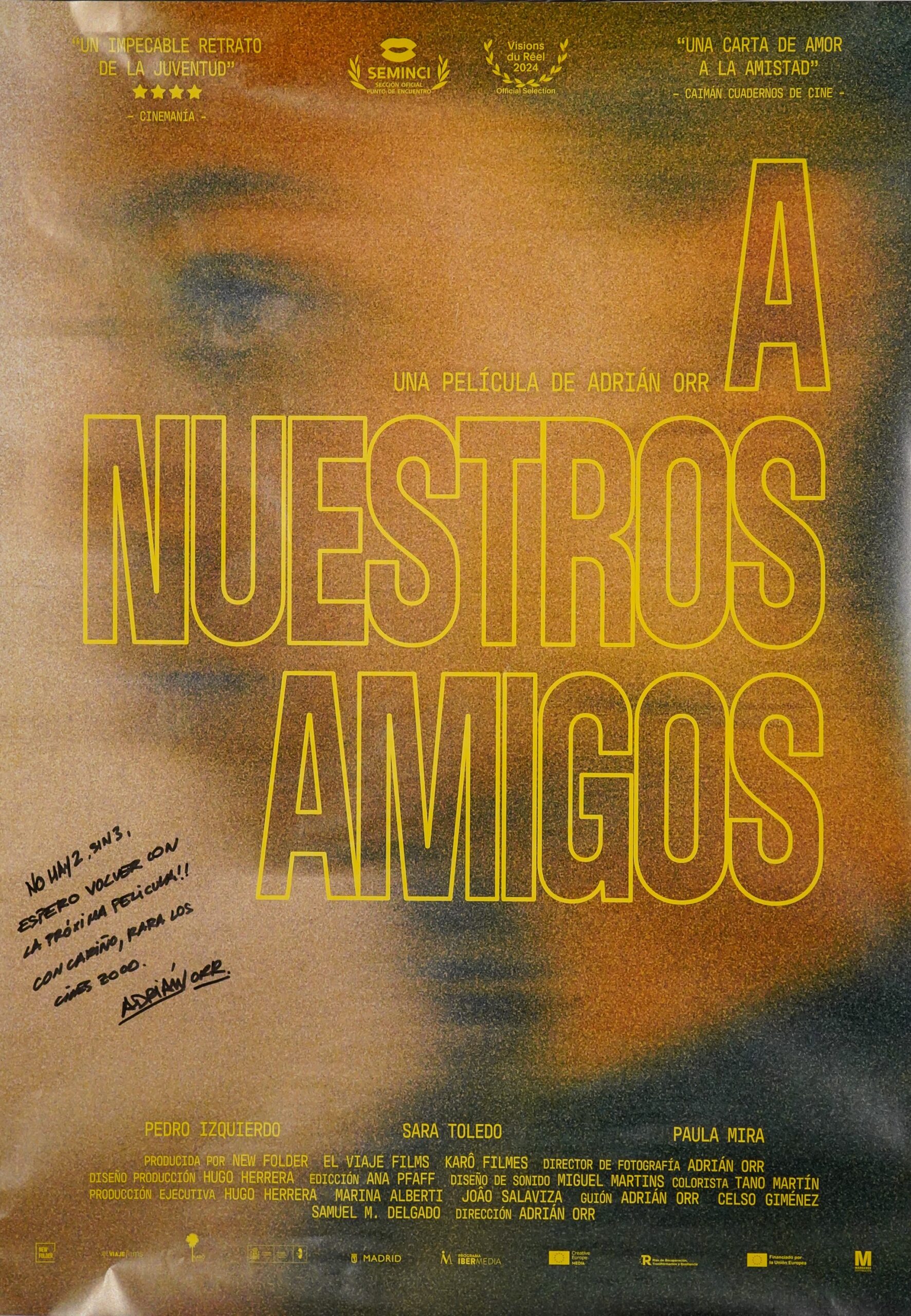 DIRECTORES EN EL ZOCO. ADRIÁN ORR presenta «A nuestros amigos»