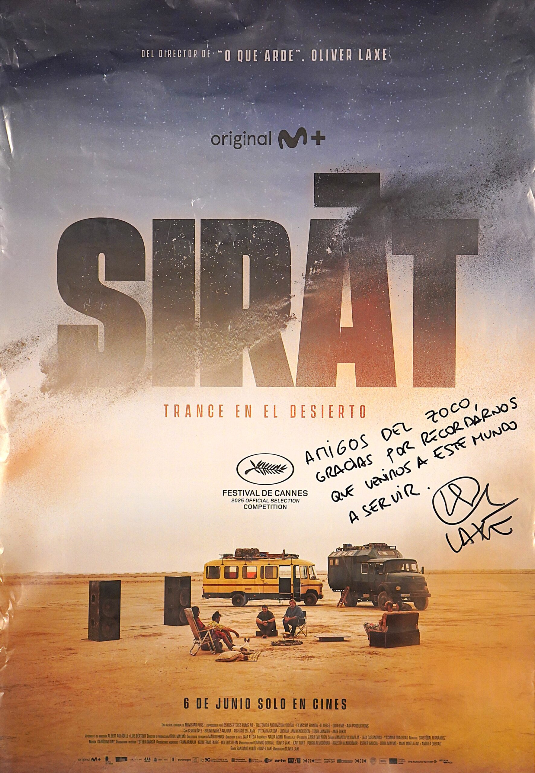 DIRECTORES EN EL ZOCO. OLIVER LAXE presenta «Sirat. Trance en el desierto»