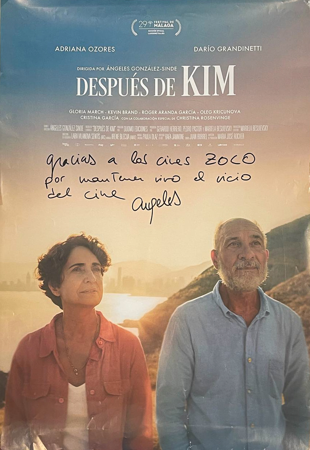 DIRECTORAS EN EL ZOCO. ÁNGELES GONZÁLEZ-SINDE presenta «Después de Kim»