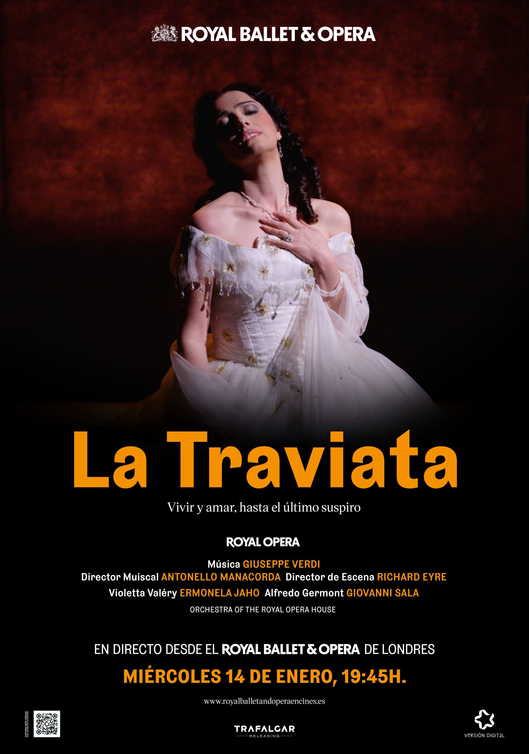 ÓPERA EN DIRECTO: «LA TRAVIATA» desde The Royal Opera House