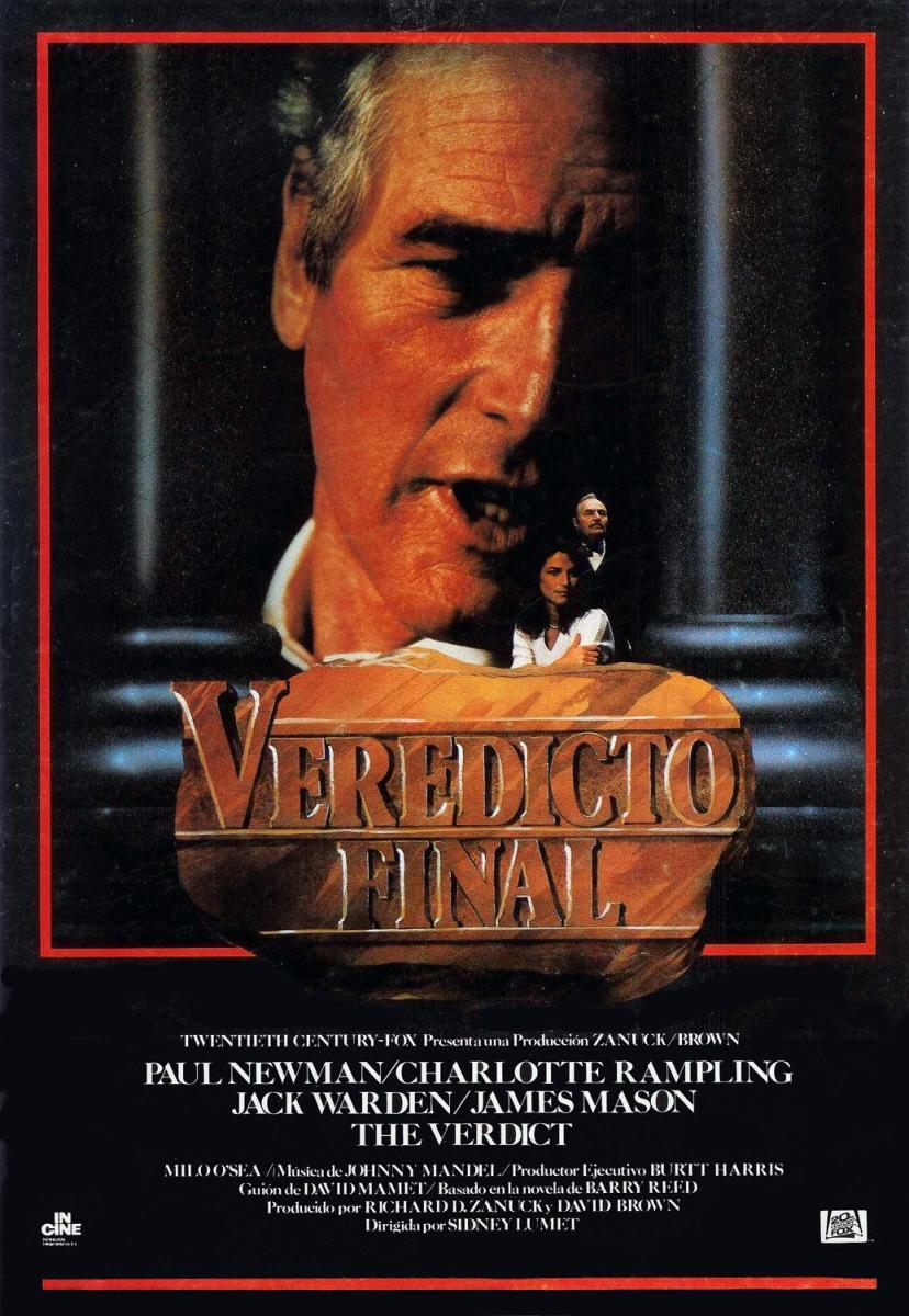 CICLO CLÁSICO. Crónica de «Veredicto final» (1982) de Sidney Lumet
