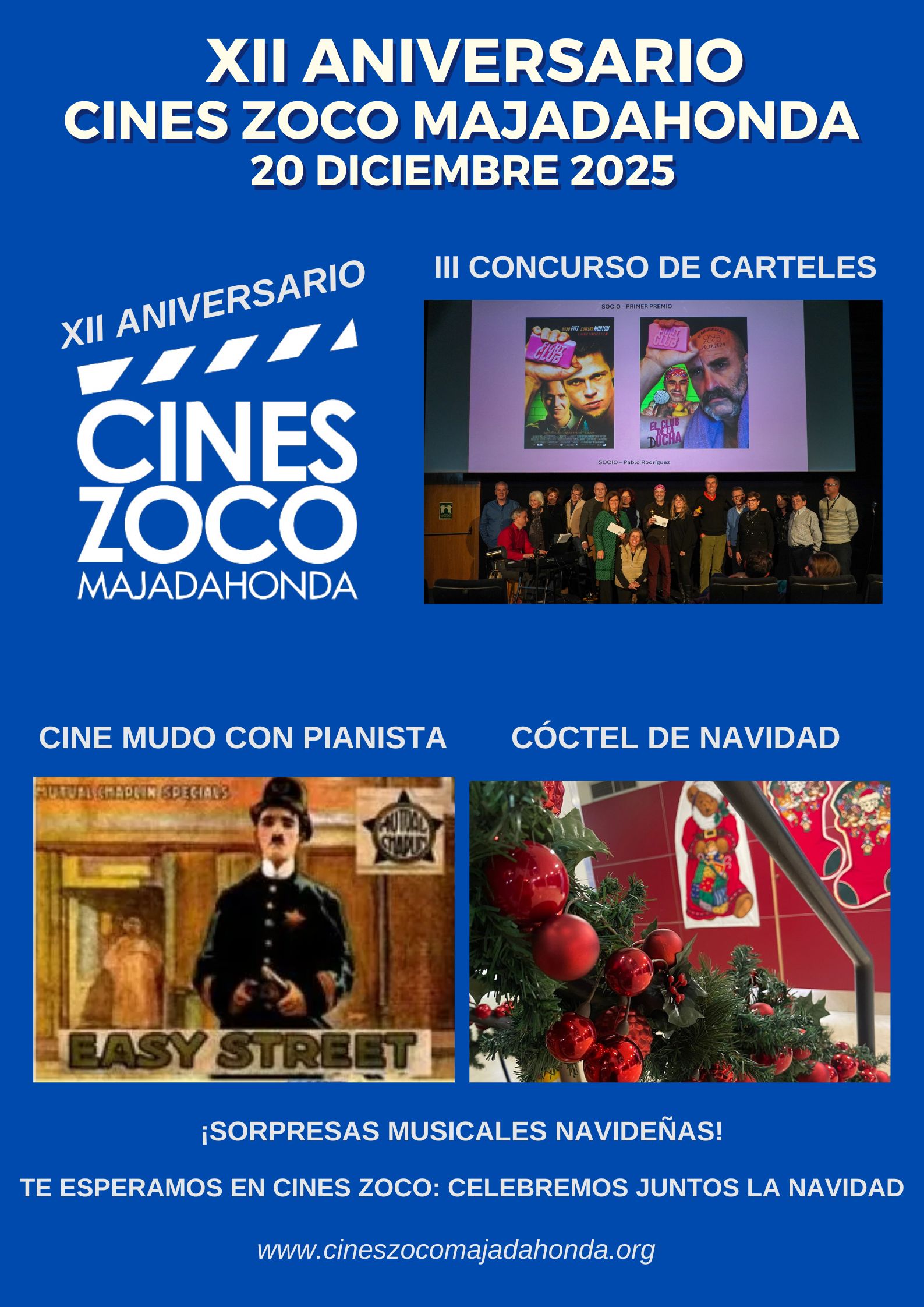 XII ANIVERSARIO DE CZM. ENTREGA DE PREMIOS DEL III CONCURSO DE CARTELES «ESTOY DE CINE»