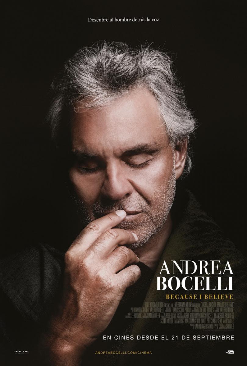 🎬 PROYECCIÓN ESPECIAL – ANDREA BOCELLI: BECAUSE I BELIEVE (21 Y 23 DE SEPTIEMBRE)
