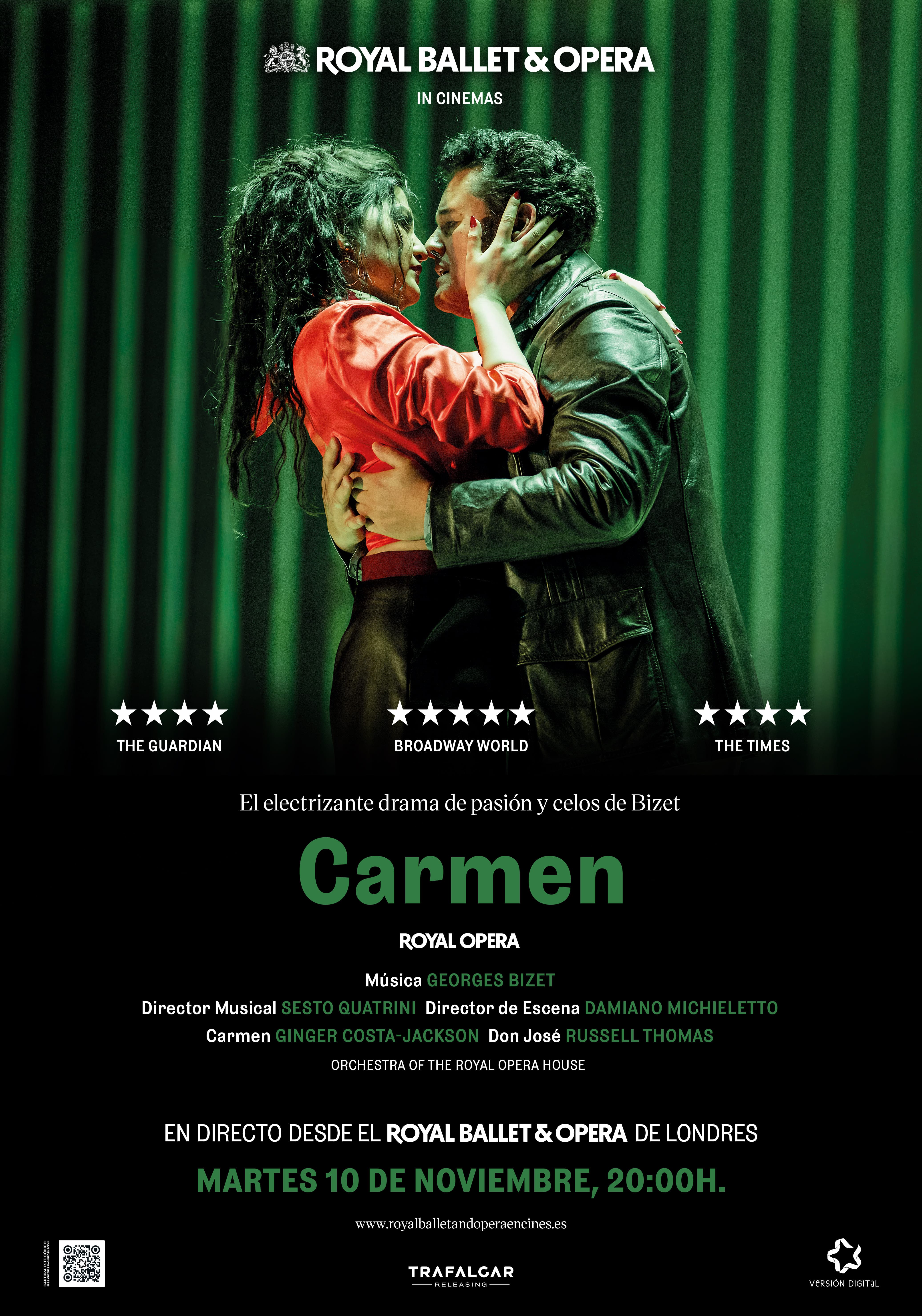 ÓPERA (en directo desde The Royal Opera House): «Carmen» V.O.S.